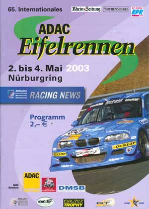 Eifelrennen 2003 Programmheft
