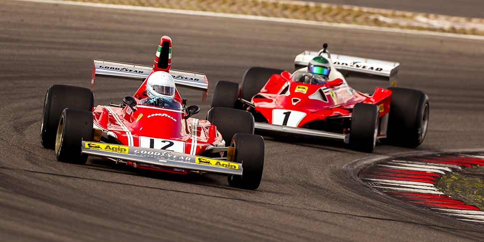 Die Demonstrationsfahrten mit historischen Formel-1-Fahrzeugen der 70er- bis 90er-Jahre waren in diesem Jahr neu im Programm des AvD-OGP und fanden großen Anklang.